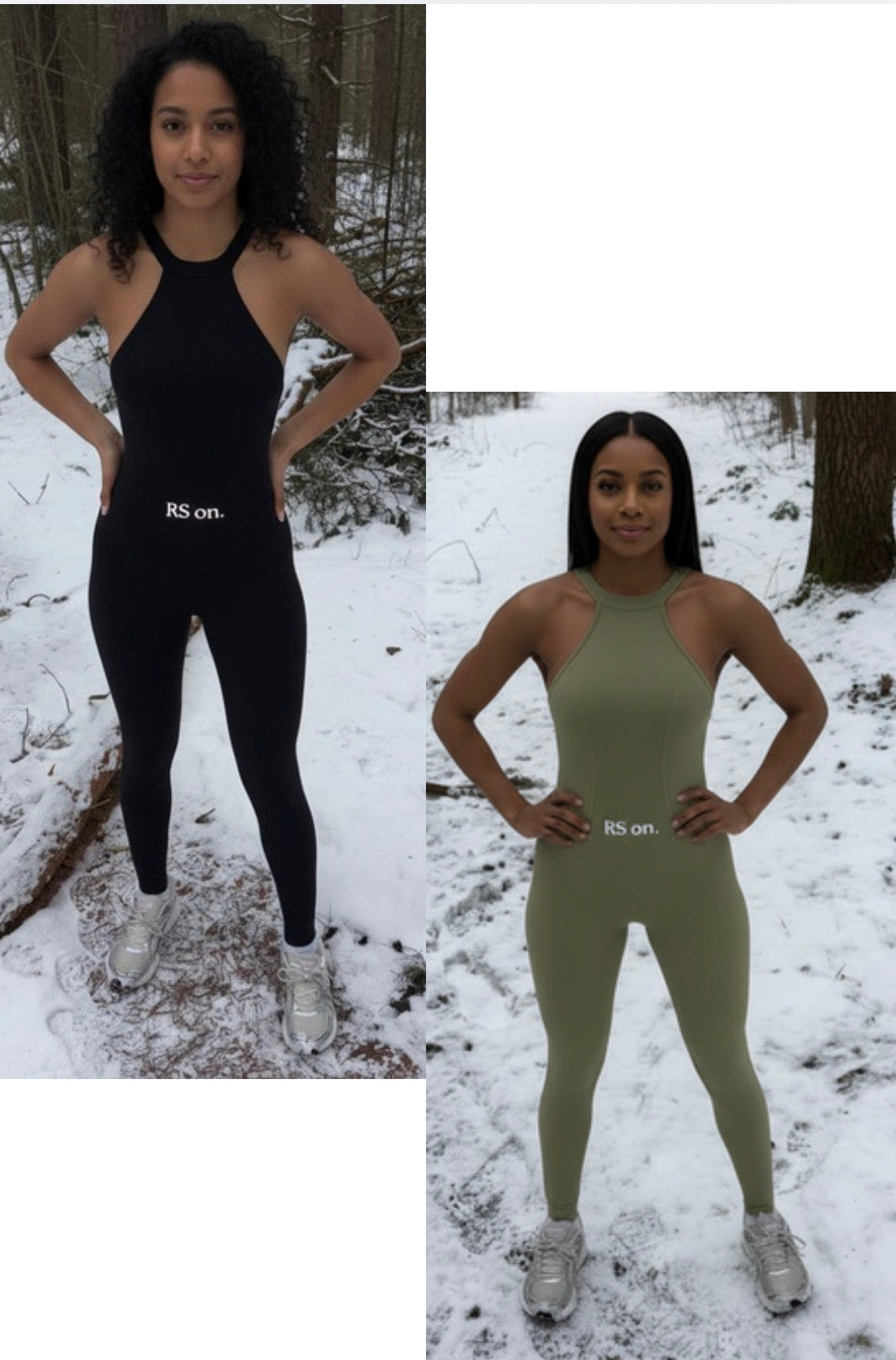 Celeste Jumpsuit - 2 Pack | Black & Army Green